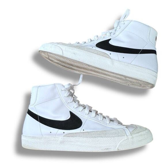 Nike Blazer Mid ‘77 Vintage White Black Sail Sneakers BQ6806-100 Men’s Size 13 - Picture 5 of 10